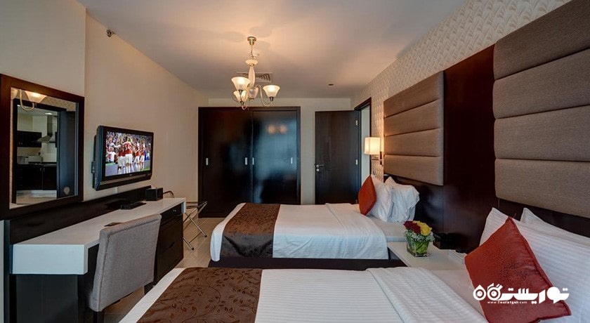 تخت های توئین آپارتمان یک خوابه