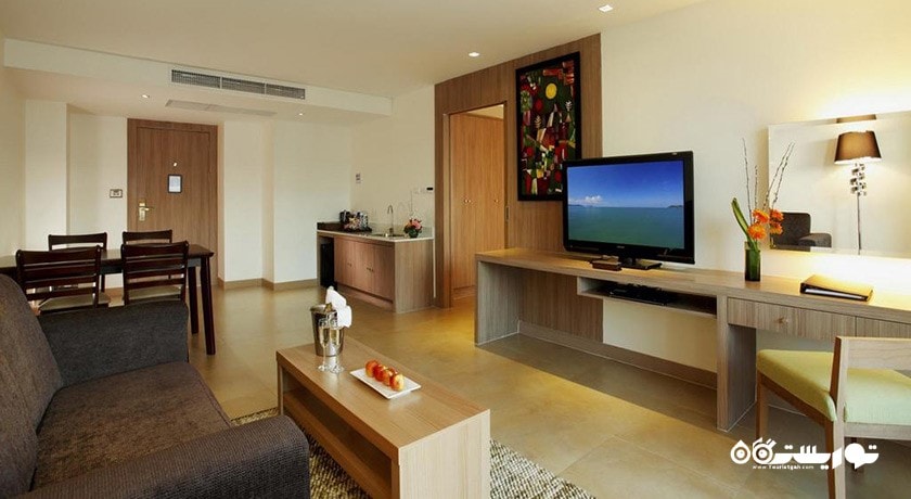 محوطه نشیمن سوئیت یک خوابه