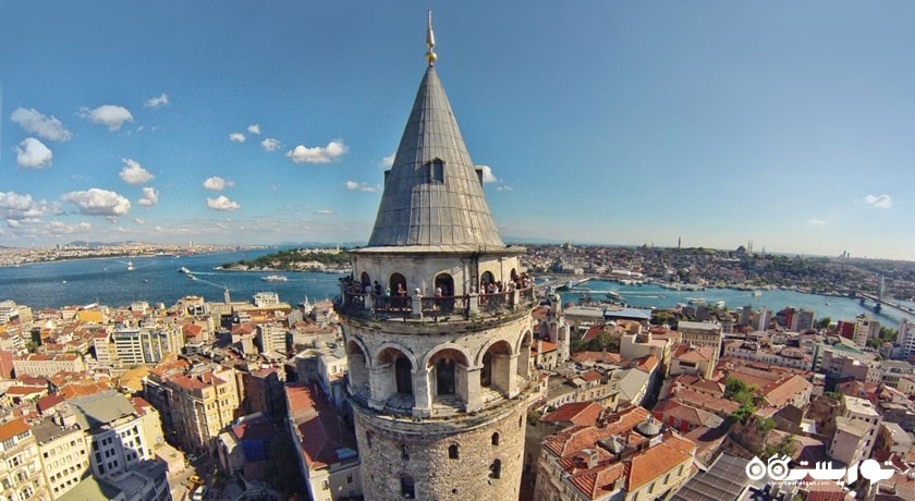  برج گالاتا شهر ترکیه کشور استانبول