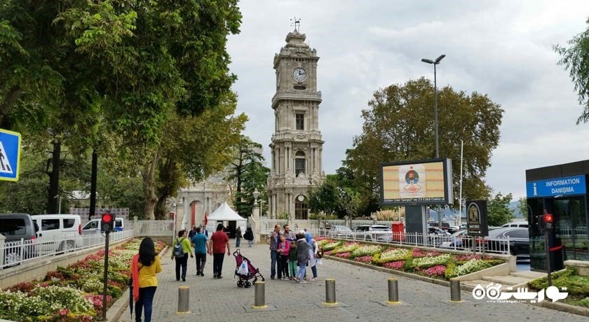  برج ساعت دلمه باغچه (دلمه باهچه) شهر ترکیه کشور استانبول