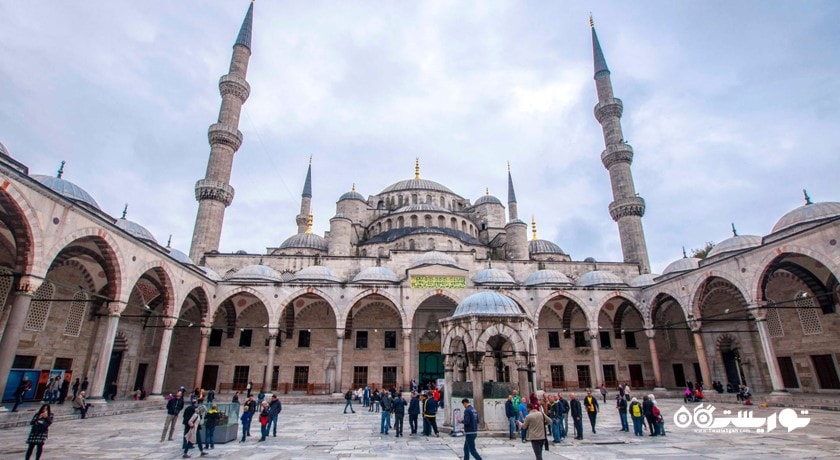  مسجد بلو (مسجد سلطان احمت) شهر ترکیه کشور استانبول