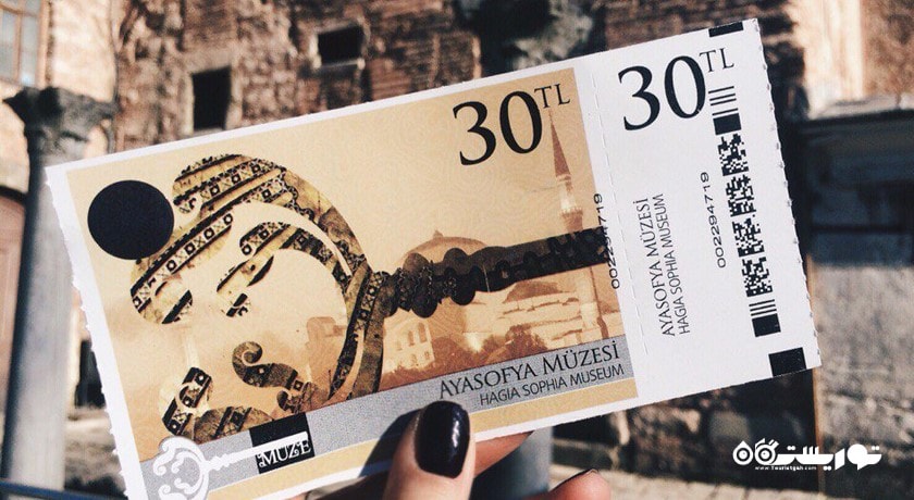  موزه ایاصوفیه شهر ترکیه کشور استانبول