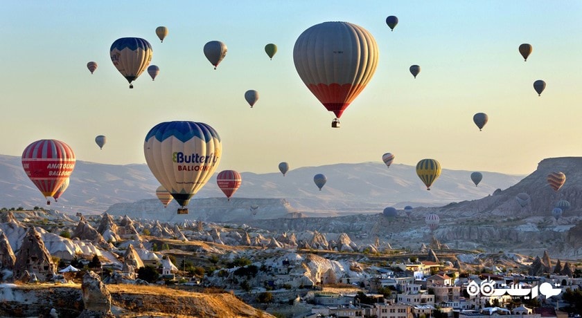 سرگرمی بالن سواری شهر ترکیه کشور استانبول