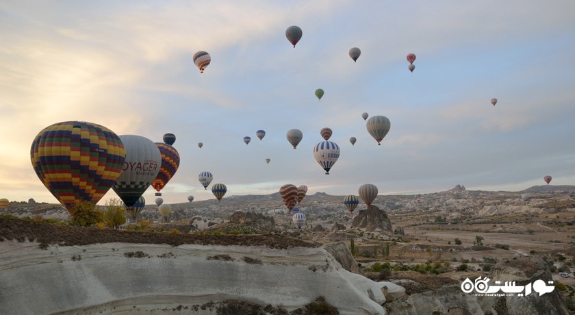سرگرمی بالن سواری شهر ترکیه کشور استانبول