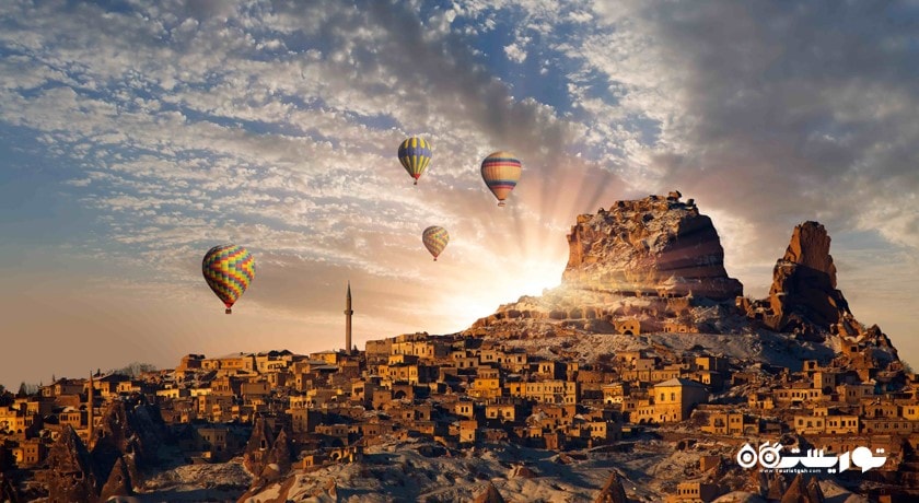 سرگرمی بالن سواری شهر ترکیه کشور استانبول