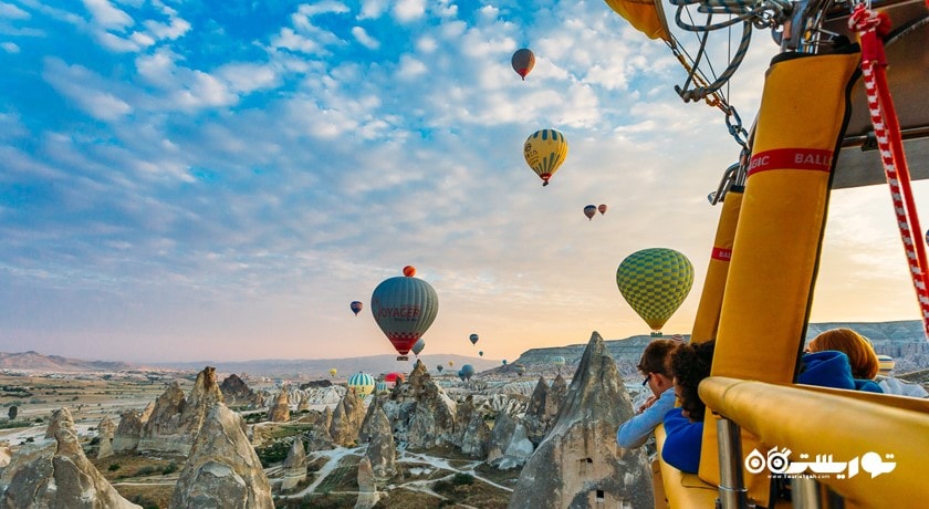 سرگرمی بالن سواری شهر ترکیه کشور استانبول