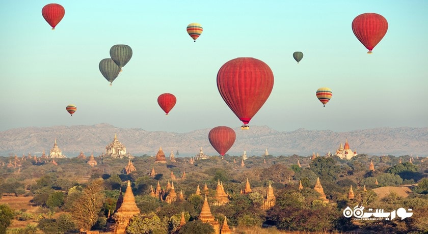 سرگرمی بالن سواری شهر ترکیه کشور استانبول