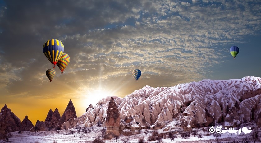 سرگرمی بالن سواری شهر ترکیه کشور استانبول