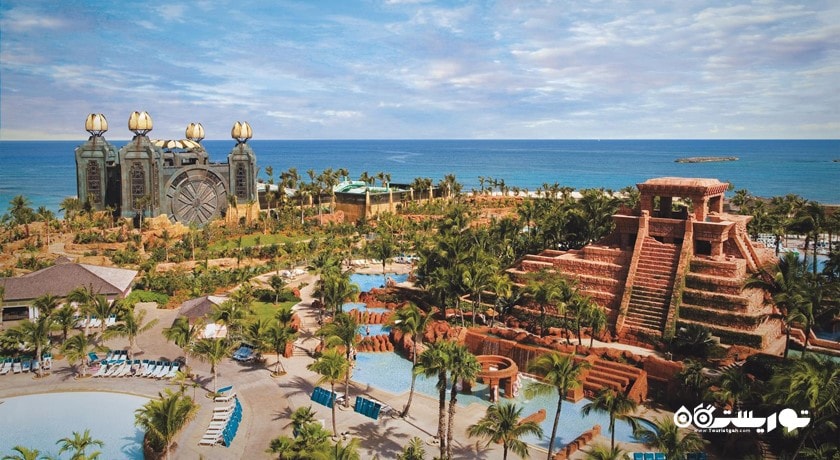 سرگرمی پارک آبی آکوآونچر شهر امارات متحده عربی کشور دبی