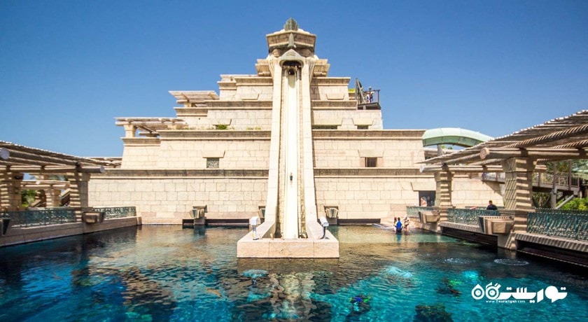 سرگرمی پارک آبی آکوآونچر شهر امارات متحده عربی کشور دبی