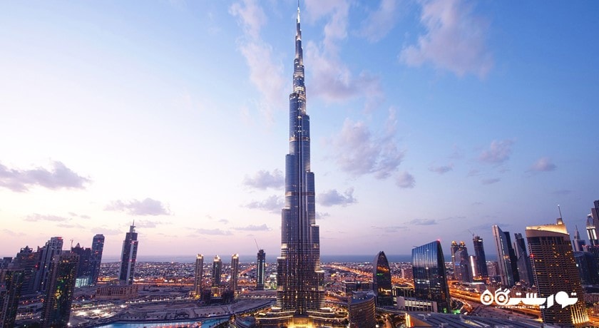  برج خلیفه شهر امارات متحده عربی کشور دبی