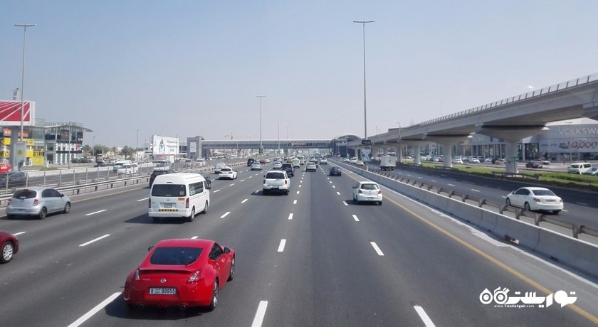  جاده شیخ زاید شهر امارات متحده عربی کشور دبی