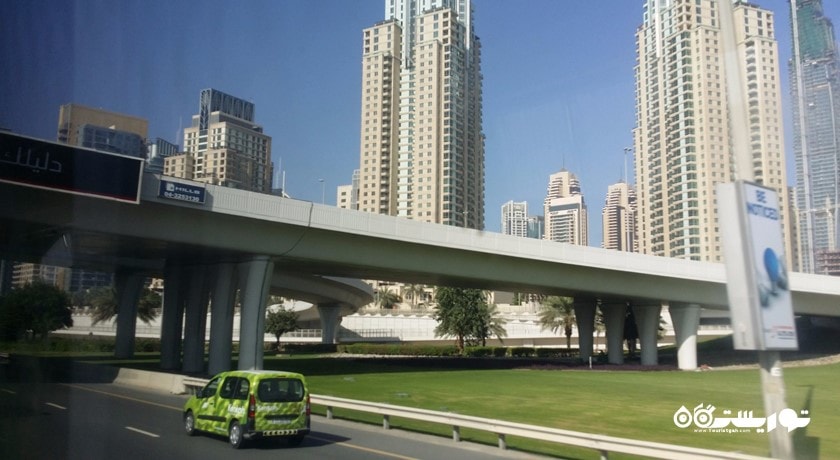  جاده شیخ زاید شهر امارات متحده عربی کشور دبی