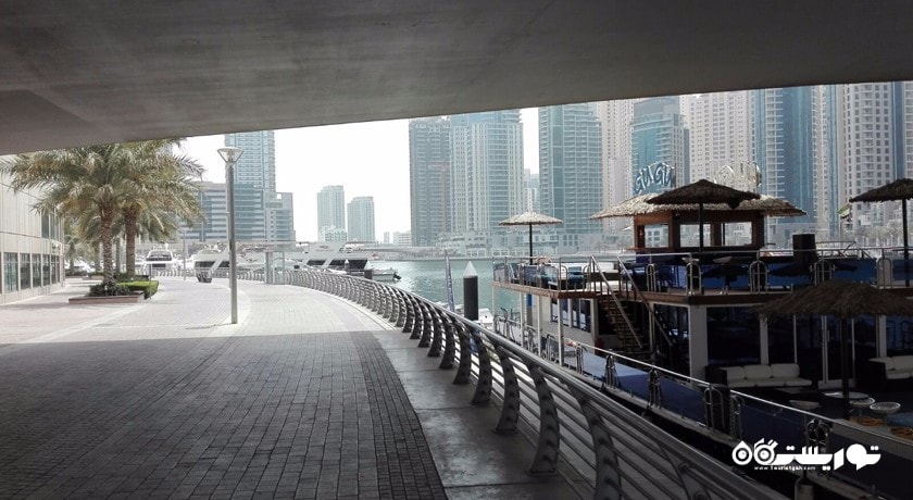  پیاده روی دبی مارینا شهر امارات متحده عربی کشور دبی