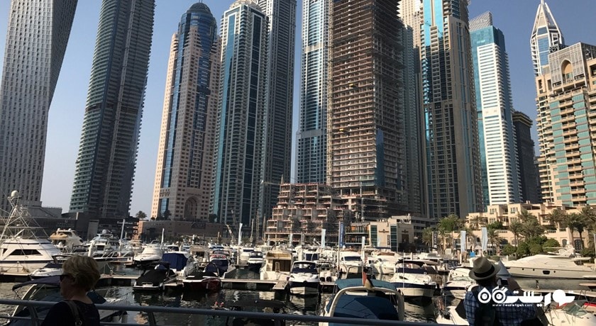  پیاده روی دبی مارینا شهر امارات متحده عربی کشور دبی