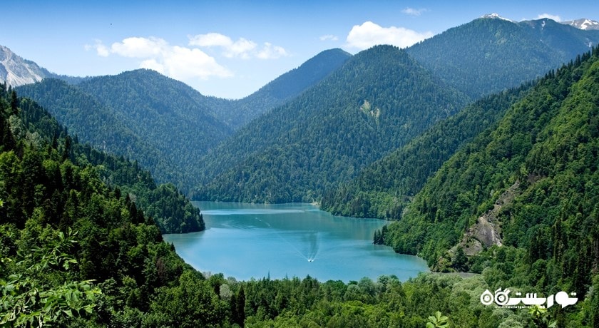 سرگرمی دریاچه ریتسا شهر گرجستان کشور تفلیس