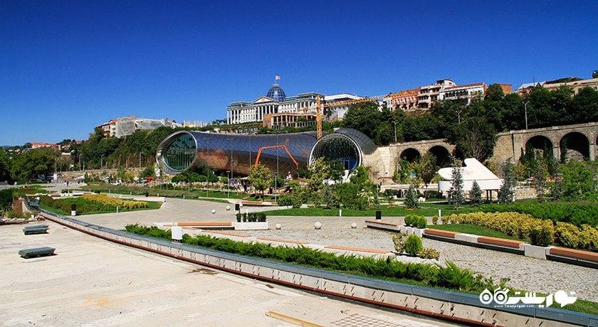 سرگرمی پارک ریکه در تفلیس شهر گرجستان کشور تفلیس