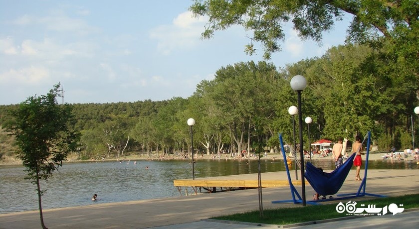 سرگرمی دریاچه لیسی، تفلیس شهر گرجستان کشور تفلیس