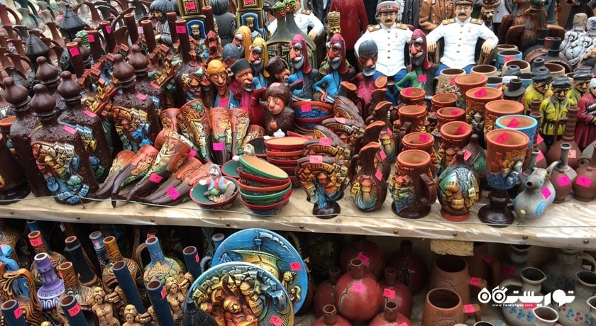 مرکز خرید بازار درای بریج (فلی مارکت) شهر گرجستان کشور تفلیس