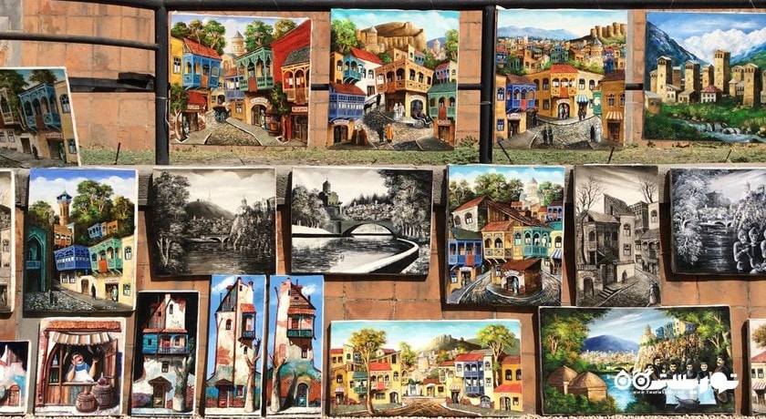 مرکز خرید بازار درای بریج (فلی مارکت) شهر گرجستان کشور تفلیس