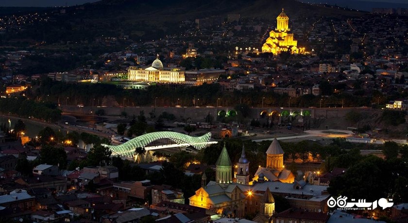  پل صلح (تفلیس) شهر گرجستان کشور تفلیس