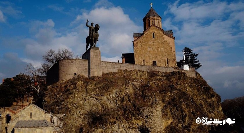  بنای یادبود پادشاه واختانگ گرگاسالی شهر گرجستان کشور تفلیس