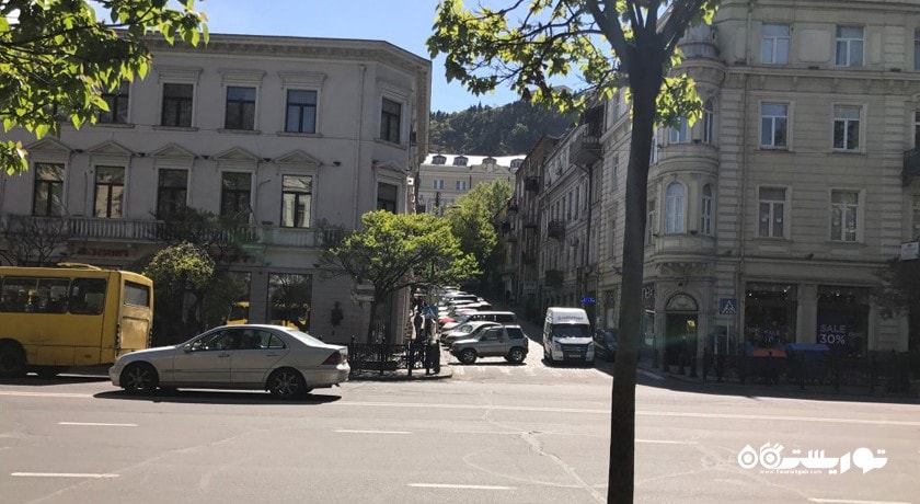  خیابان روستاولی شهر گرجستان کشور تفلیس