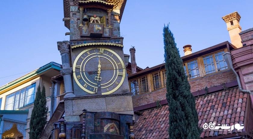  برج ساعت شهر گرجستان کشور تفلیس