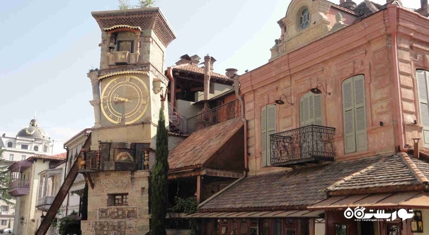  برج ساعت شهر گرجستان کشور تفلیس