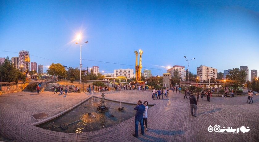 سرگرمی پارک رز رولوشن شهر گرجستان کشور تفلیس