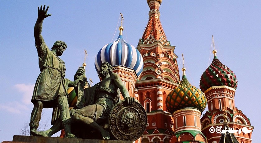  کلیسای جامع سنت باسیل شهر روسیه کشور مسکو