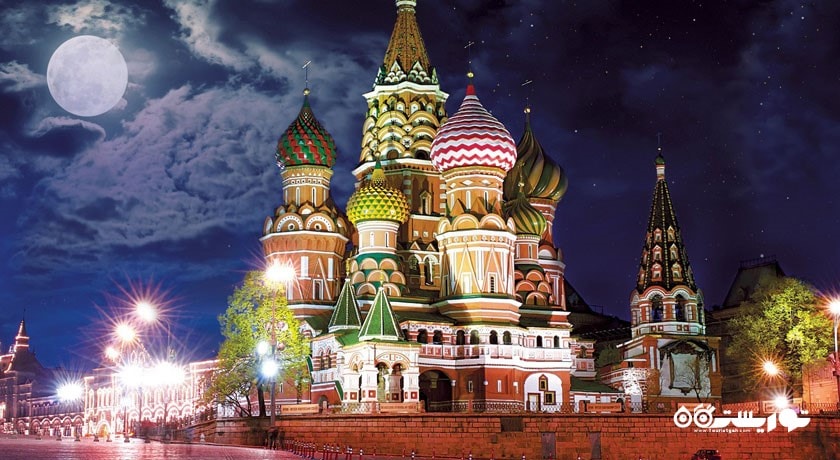 کلیسای جامع سنت باسیل -  شهر مسکو