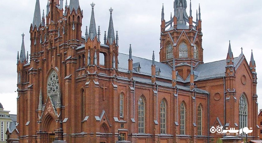  کلیسای کاتولیک مریم مقدس شهر روسیه کشور مسکو