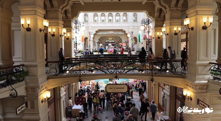 مرکز خرید مرکز خرید گوم (گام) شهر روسیه کشور مسکو