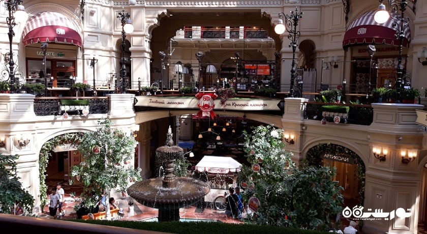 مرکز خرید مرکز خرید گوم (گام) شهر روسیه کشور مسکو