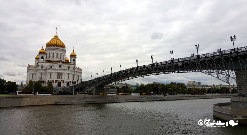  کلیسای مسیح نجات دهنده شهر روسیه کشور مسکو