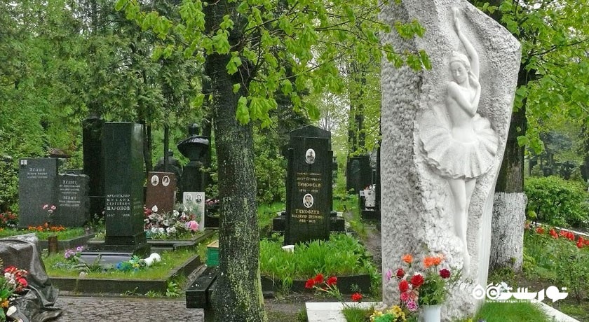  گورستان نووودویچی شهر روسیه کشور مسکو