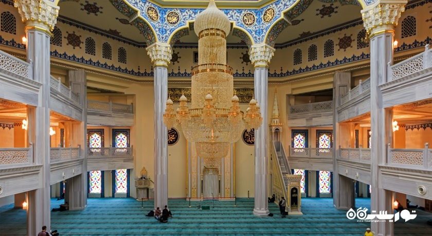  مسجد جامع مسکو شهر روسیه کشور مسکو