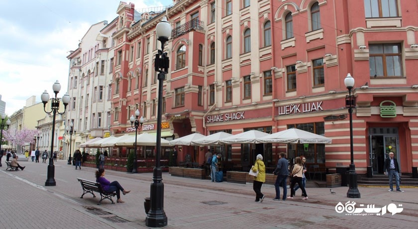  خیابان آربات شهر روسیه کشور مسکو