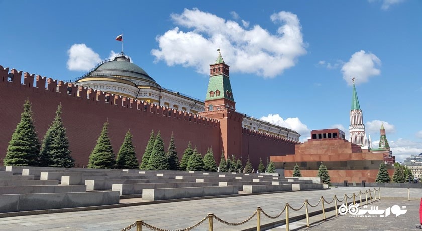  میدان سرخ شهر روسیه کشور مسکو