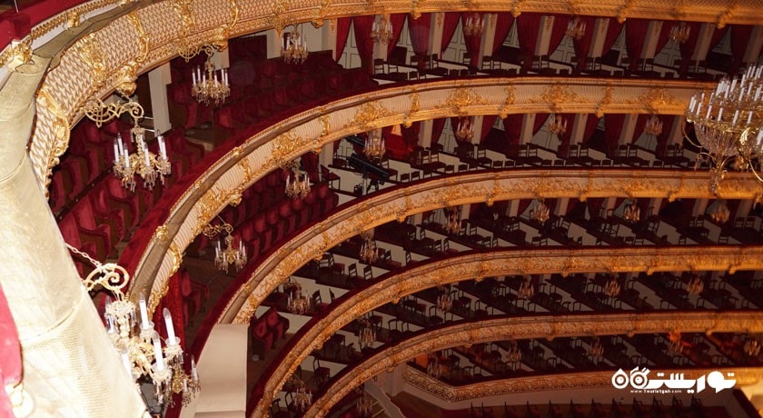 سرگرمی تالار نمایش بولشوی (بالشوی) شهر روسیه کشور مسکو