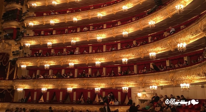 سرگرمی تالار نمایش بولشوی (بالشوی) شهر روسیه کشور مسکو