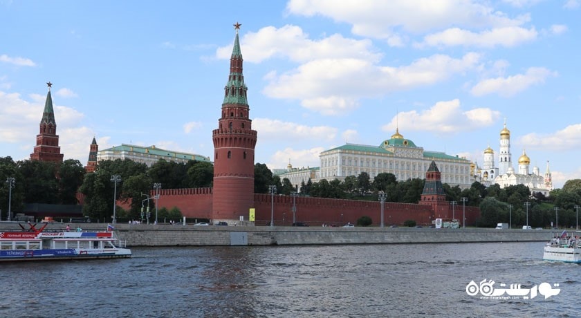 دیوار ها و برج های کرملین -  شهر مسکو