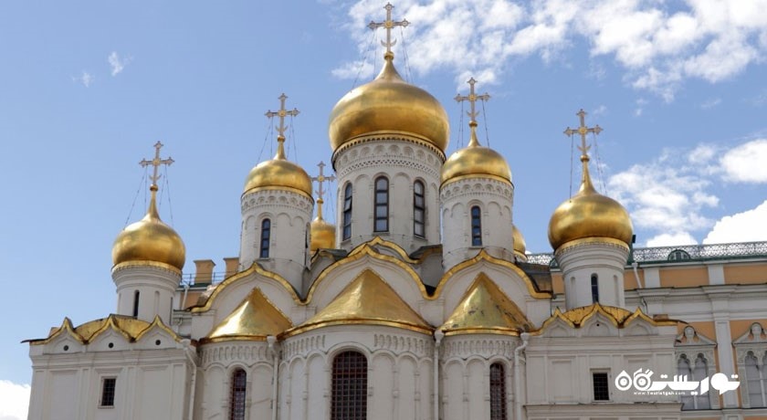  میدان سبرنایا (میدان کلیسای اعظم) شهر روسیه کشور مسکو