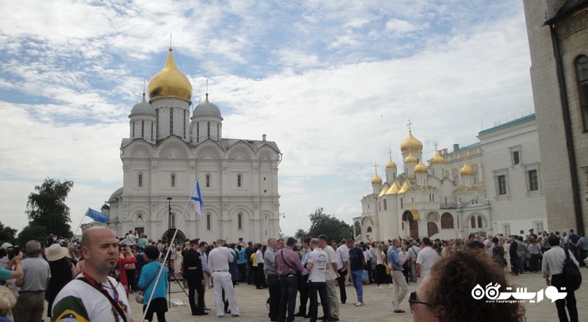  میدان سبرنایا (میدان کلیسای اعظم) شهر روسیه کشور مسکو