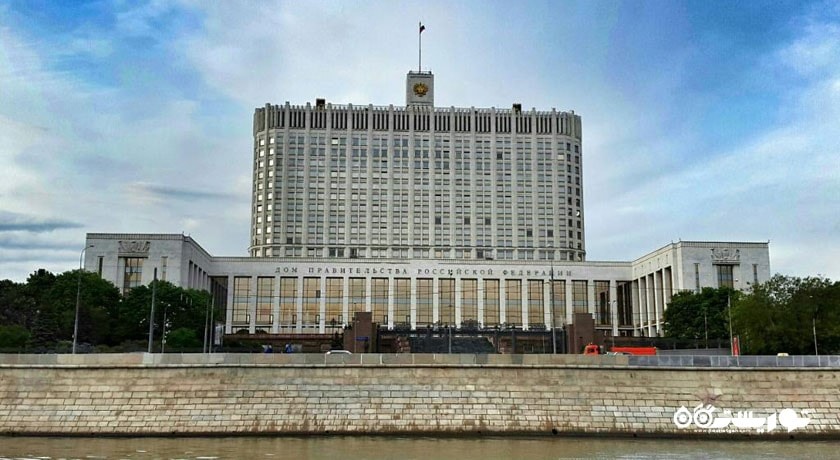  کاخ سفید مسکو (وایت هاوس) شهر روسیه کشور مسکو