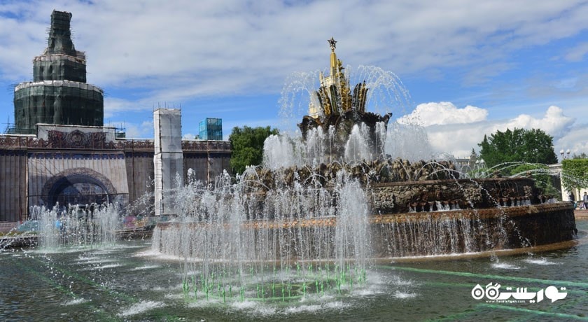  آبنمای دروژبانارودوف شهر روسیه کشور مسکو