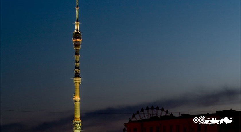  برج اوستانکینو شهر روسیه کشور مسکو