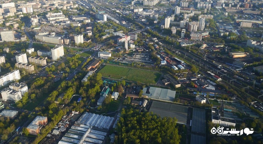  برج اوستانکینو شهر روسیه کشور مسکو