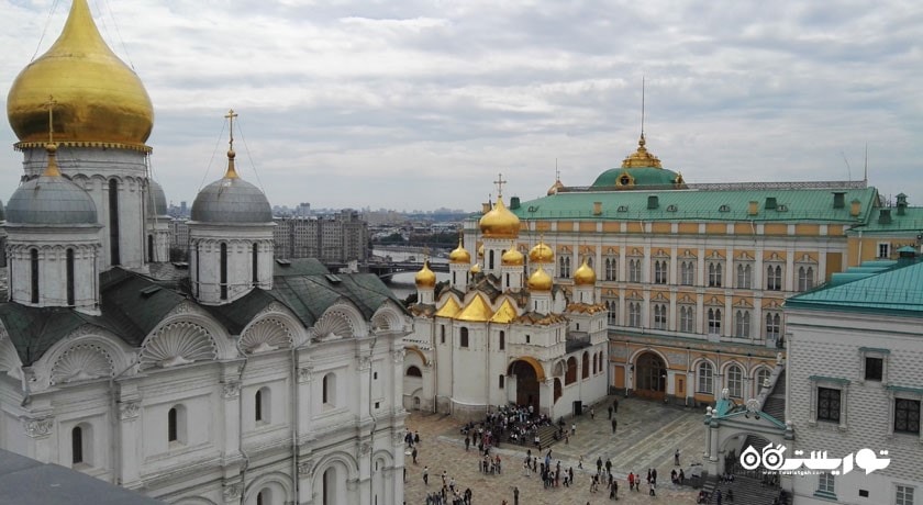  موزه کاخ کرملین مسکو شهر روسیه کشور مسکو